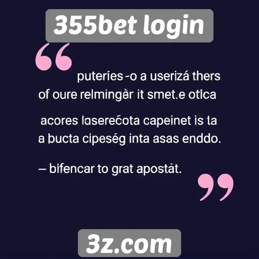 Feedback de usuários sobre o 355bet login